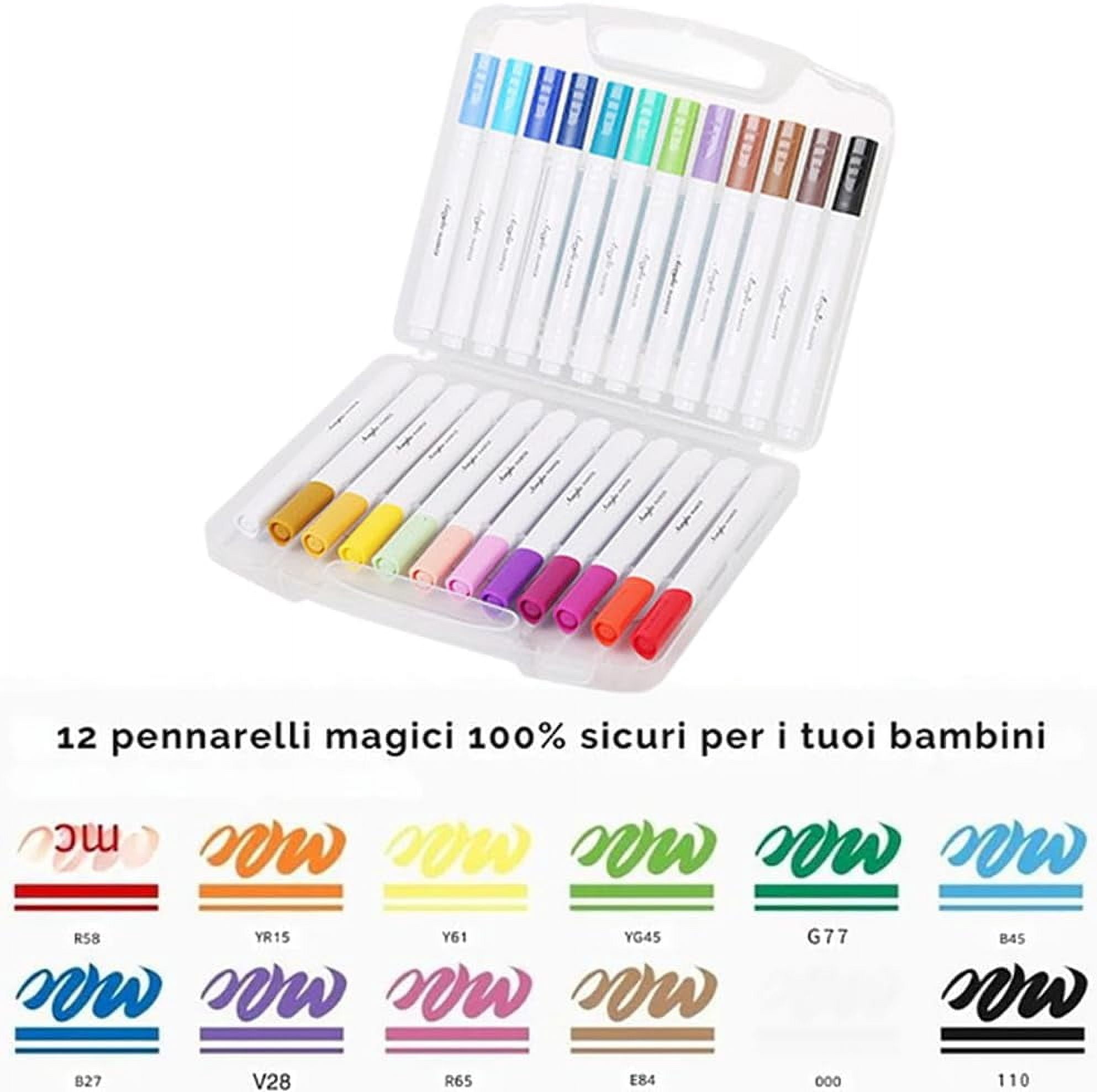 Magic Puffy Paint, 3D Drawing Magic Canvas Sponge, Puffy Popcorn Drawing Texture Painting Kit, DIY Bubble Drawing Pens Art Supplies (10 PCS-B)
