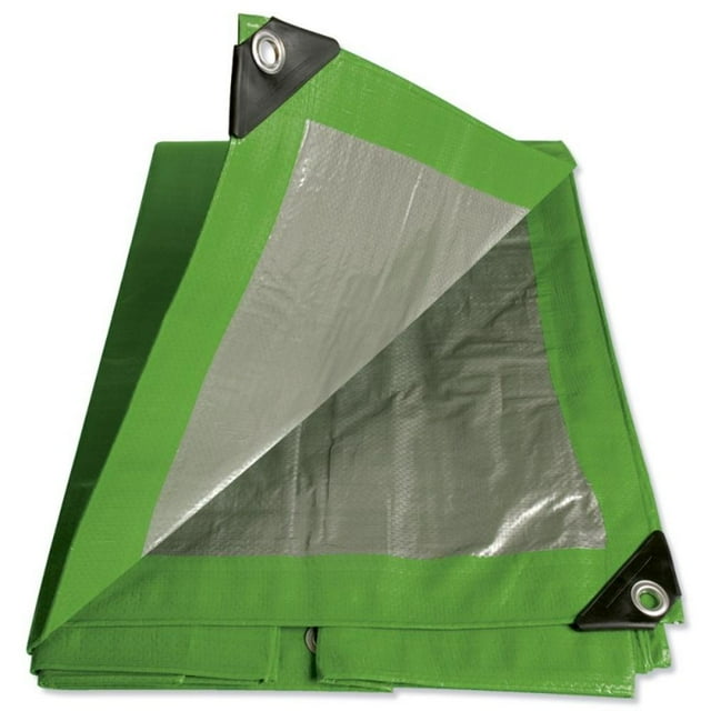Lona Impermeable Polietileno Fondo Plata 6.09 X 12.19 M Foy