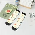thumbnail image 7 of Naloa colorful Squirrel Nuts Ankle Socks for Women Non Slip Socks No Show Socks Classic Low Cut Casual Socks Casual Socks, 7 of 7