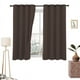 thumbnail image 1 of Cortinas Blackout 275cm Ancho X 160cm Alto - En 2 Páneles (Chocolate), 1 of 1