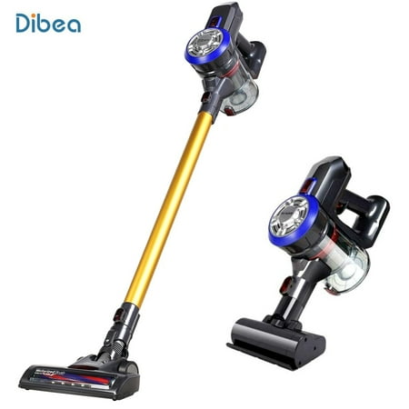 Dibea D18 Cordless Vacuum Cleaner 2 In 1 Lightweight Wireless Stick Dibea D18 Cordless Vacuum Cleaner 2 In 1 Lightweight Wireless Stick And Handheld Car 9000pa Powerful Suction Rechargeable Gold