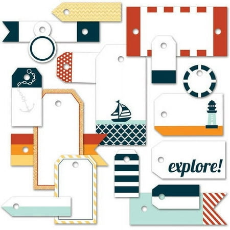 Making Waves Decorative Tags-