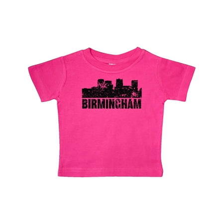 

Inktastic Birmingham Skyline Grunge Gift Baby Boy or Baby Girl T-Shirt