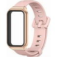 thumbnail image 2 of KOMI Strap for Amazfit Band 7 Silicone Replacement Strap Watch Wrist Band Smart Bracelet Accessories for Amazfit 7 Fit Band Pink, 2 of 9