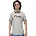 thumbnail image 2 of Sharpie Ringer Shirt Heather Brown Pilgrim Rock Band Adult T-Shirt Tee, 2 of 4