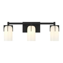 Caldwell 3-Light Bathroom Vanity Light in Matte Black