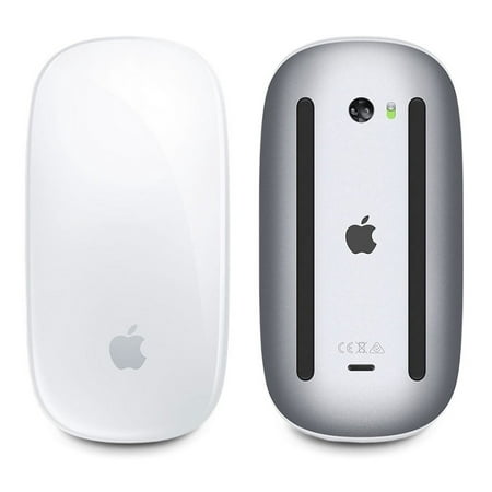 Restored Apple Magic Mouse Wireless Rechargeable for Mac OS X 10.11, iPadOS, Silver (Refurbished)