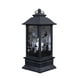 thumbnail image 2 of Mini Farol de Halloween | Farol portátil LED con vela | Lámpara decorativa de plástico negro alimentada por pilas | Acento central para fiestas | 13x5x5cm | 1-Pack, 2 of 6
