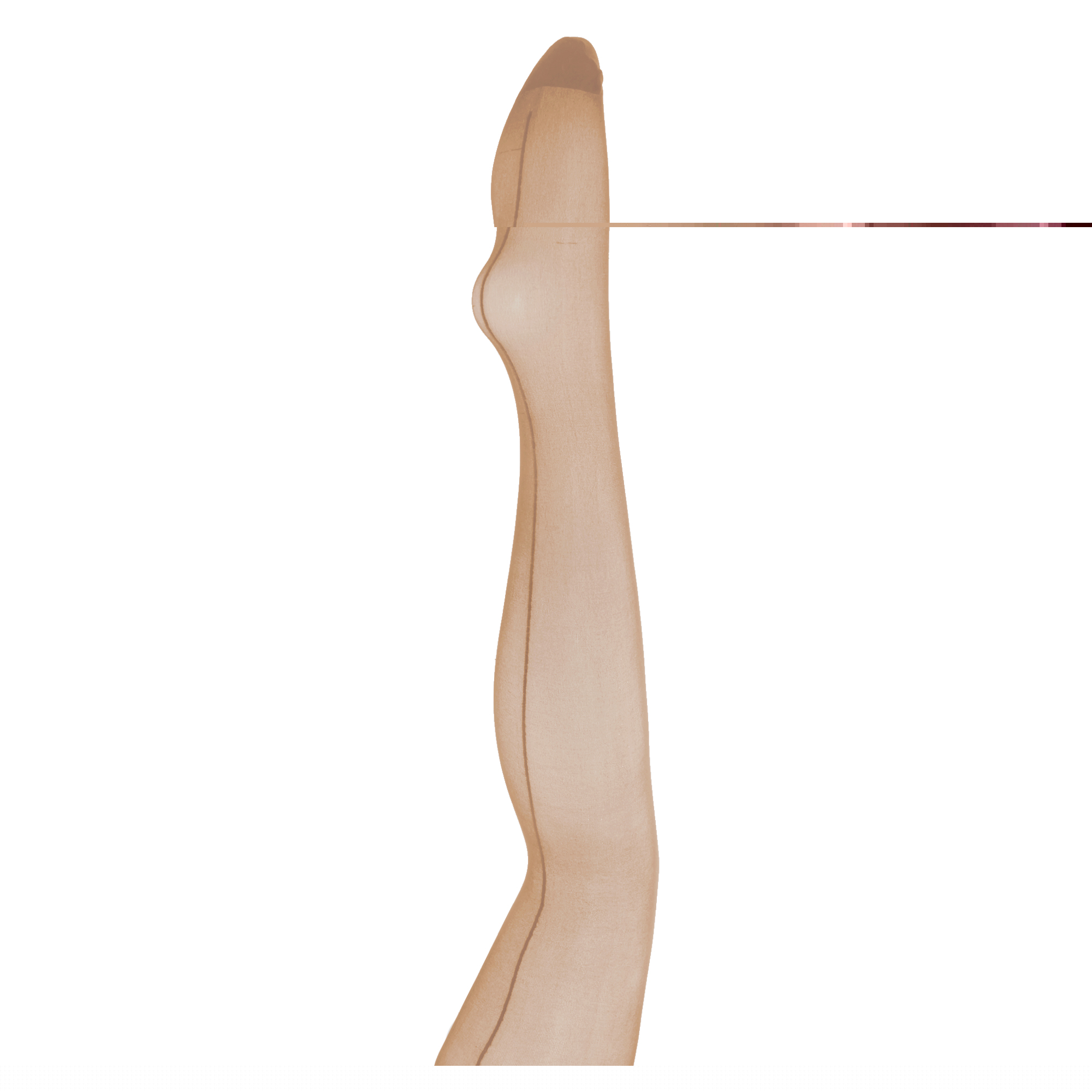 thumbnail image 2 of Silky - Medias suaves de punto con costura trasera para chica mujer (1Par) (Carne), 2 of 2
