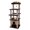 Brown, variant on Costway Large Multi-level Cat Tree 58" Tall Cat Tower with Swaying Aerial Condo Perch Bed Brown