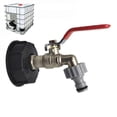 thumbnail image 1 of Garden IBC Tank Tap Adapter S60X6 Coarse Thread Garden Quick Connect Faucet Alloy Tank Tap 1000 Liter Ibc Tank Accessor ZG[, 1 of 5