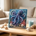 thumbnail image 2 of Clearance Gunhay Ocean Theme Pearl Art DIY Kit, 3D Sparkling Coastal Wall Decor, 3D Octopus Diamond Painting Craft with Frame, Sea Themed Artwork Set for Adults & Beginners, 2 of 8