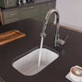 thumbnail image 1 of Small Rectangular Fireclay Undermount or Drop In Prep / Bar Sink, 1 of 9