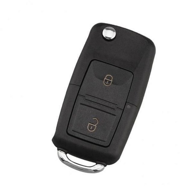 Llave Remota Del Coche Del Botón 2x2 Con El Microprocesador ID48 1J0959753CT Para