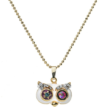 Eyed Owl Pendant - Starry Eyed Owl Pendant Necklace