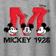 thumbnail image 3 of Disney - Mickey & Friends - Large Letter M - 1928 - Glitch - Women's Short Sleeve Graphic T-Shirt, 3 of 5