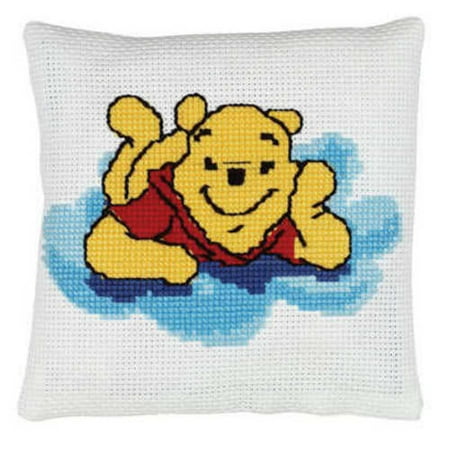 Disney Pooh Bear Pillow Counted Cross Stitch Kit 1135 52
