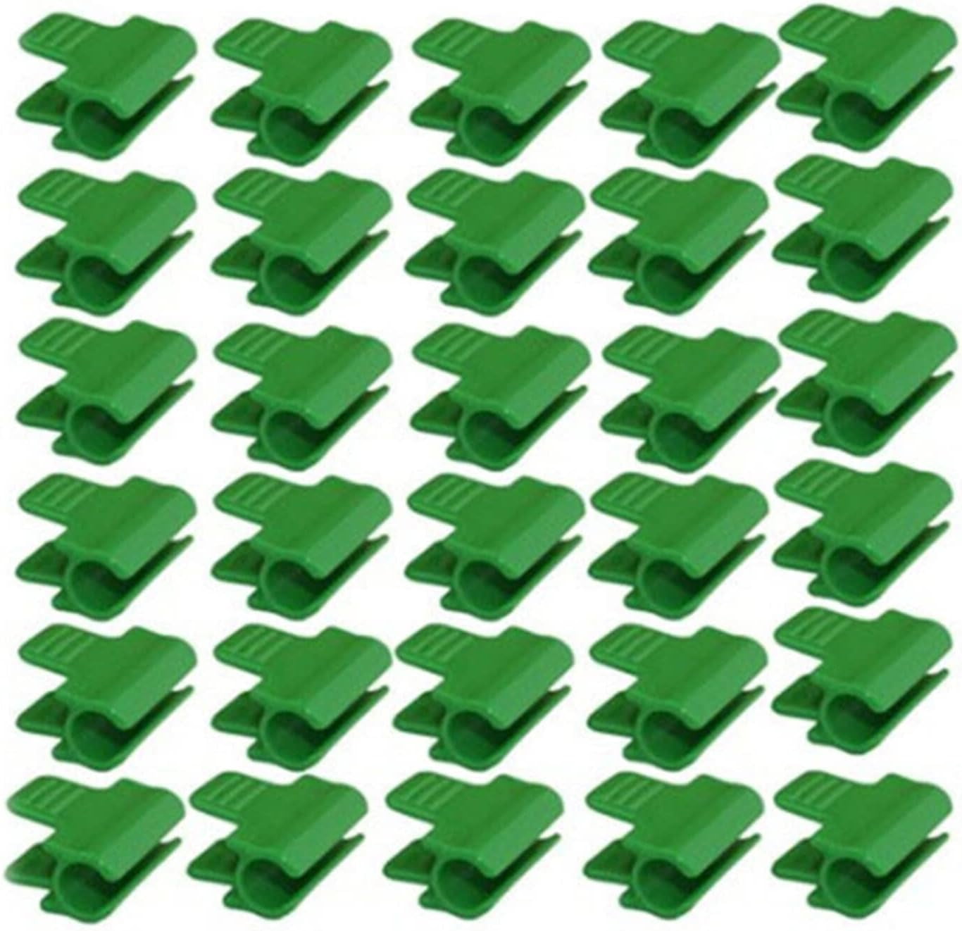 30 Pcs Greenhouse Clamps, Durable Garden Hoops Clips Plant Clips, Film Row Cover Netting Tunnel Hoop Clip, Rust-Resistant Plastic Tent Clips for