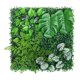 thumbnail image 4 of Panel de cobertura artificial de 19 "x 19", telón de fondo verde, telón de fondo de hierba, panel de pared de cobertura verde para escenario, jardín, Estilo D, 4 of 8