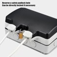 thumbnail image 2 of "IP66 Rated 2-Gang Waterproof Electrical Junction Box - Durable PC Material for Outdoor & Indoor Use with Lockable Design (86mm Size)"  

(Character count: 138)  

Alternative option:  
"High-Grade, 2 of 6