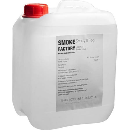 Smoke Factory SF-0223 Scotty Fog Fluid | 1L Compact High-Purity Fog Fluid for Scotty Machines
