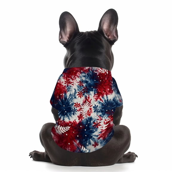 Anmrize 4th of July Dog Shirt, Patriotic Pet T-Shirt, 4th of July Dog Shirt American Flag Costume, Patriotic Pet Clothes Independence Day Dog Outfit Summer Vest for Small Medium Large Dogs, A31