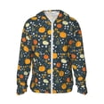 thumbnail image 1 of Fotbe Pumpkin Chaqueta con Protección Solar UPF 50+ para Hombre y Mujer, Camisa con Capucha y Bolsillos-Medium, 1 of 7