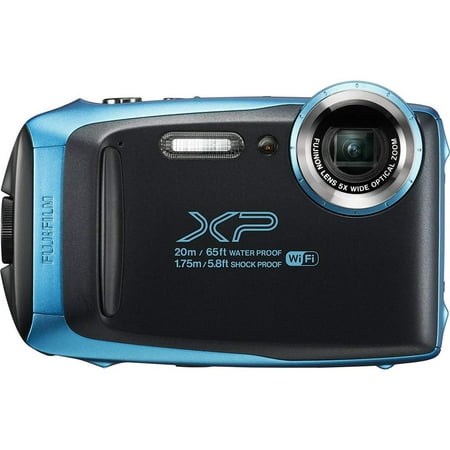 Fujifilm FinePix XP130 16.4MP Digital Camera, 5X Optical Zoom, 1080p Full HD Video, Motion Panorama 360, Wi-Fi, Water/Shock/Freeze/Dustproof, Sky
