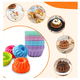 thumbnail image 3 of 24 Pcs Molde Rosca Silicona Capacillo Gelatina Repostería Lab.G,  Multicolor, 3 of 5
