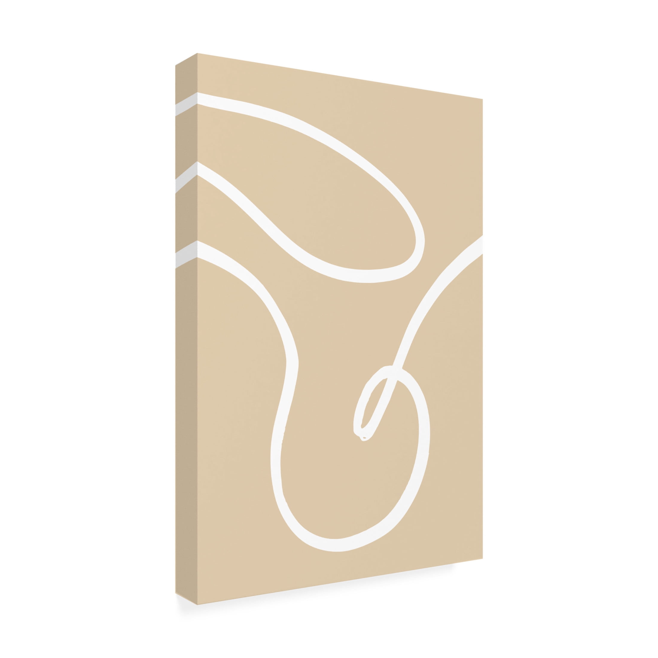 Pictufy Studio 'Beige Lines 2' Canvas Art - 22 x 32 Inches