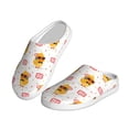 thumbnail image 2 of Yiaed Cute Duck Print Slippers Fuzzy Warm Cozy Slippers Non Slip House Slippers For Indoor Outdoor Slippers House Slippers-11, 2 of 7