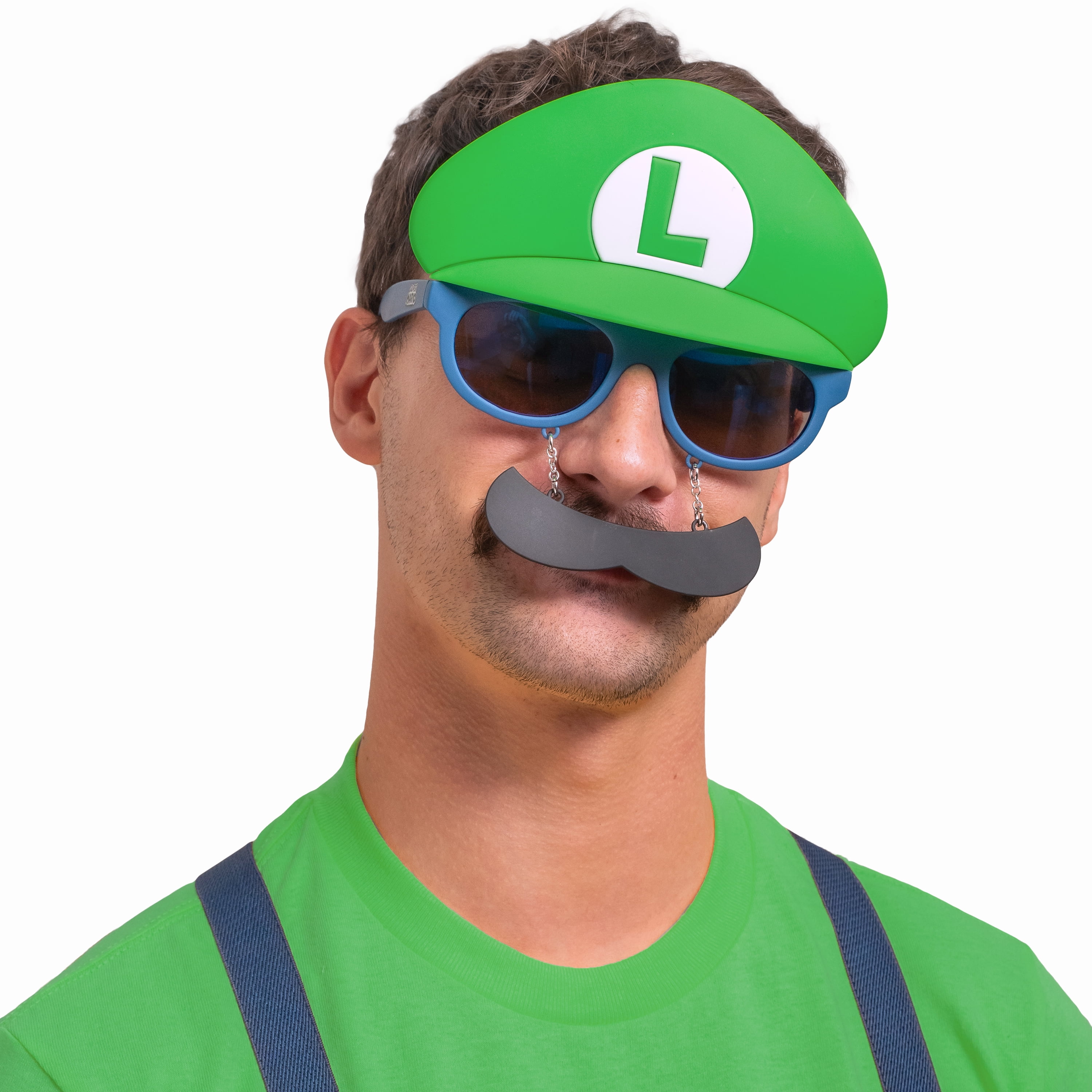 Nintendo Luigi Mustache  Costume Sunglasses by Sun-Staches