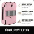 thumbnail image 5 of GORILLA GRIP 3 Piece Packing Cubes Set, Travel Essential Space Saving Mesh Bag Organizers for Suitcases and Luggage Bags, Pink, 5 of 10