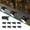 Black White Light, variant on YOPTOP 16 Pack Fence Post Solar Lights For Patio Pool Stairs Step And Weatherproof LED Deck Lights Solar Powered Lights,Brown White Light,16pcs