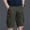 Green, variant on Men's Casual Cargo Shorts Outdoor Fishing Hiking Combat Workout Gym Shorts Multi Pockets Combat Athletic Shorts with Zipper