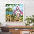 thumbnail image 1 of Cuadros Decorativos 5D House Flowers in the Garden Series Pintura de diamante redondo Ndcxsfigh Nuevos Originales, 1 of 9