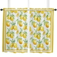 thumbnail image 4 of Watercolor Lemon Fruit Curtains For Living Room Kitchen Curtain Bedroom Decorative Window Treatments Home Essentials Drapes, 4 of 6