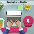 thumbnail image 4 of Mouse pad with Wrist Rest, Memory Foam Keyboard Pad, Easy Typing, Pain Relief, 4 of 5