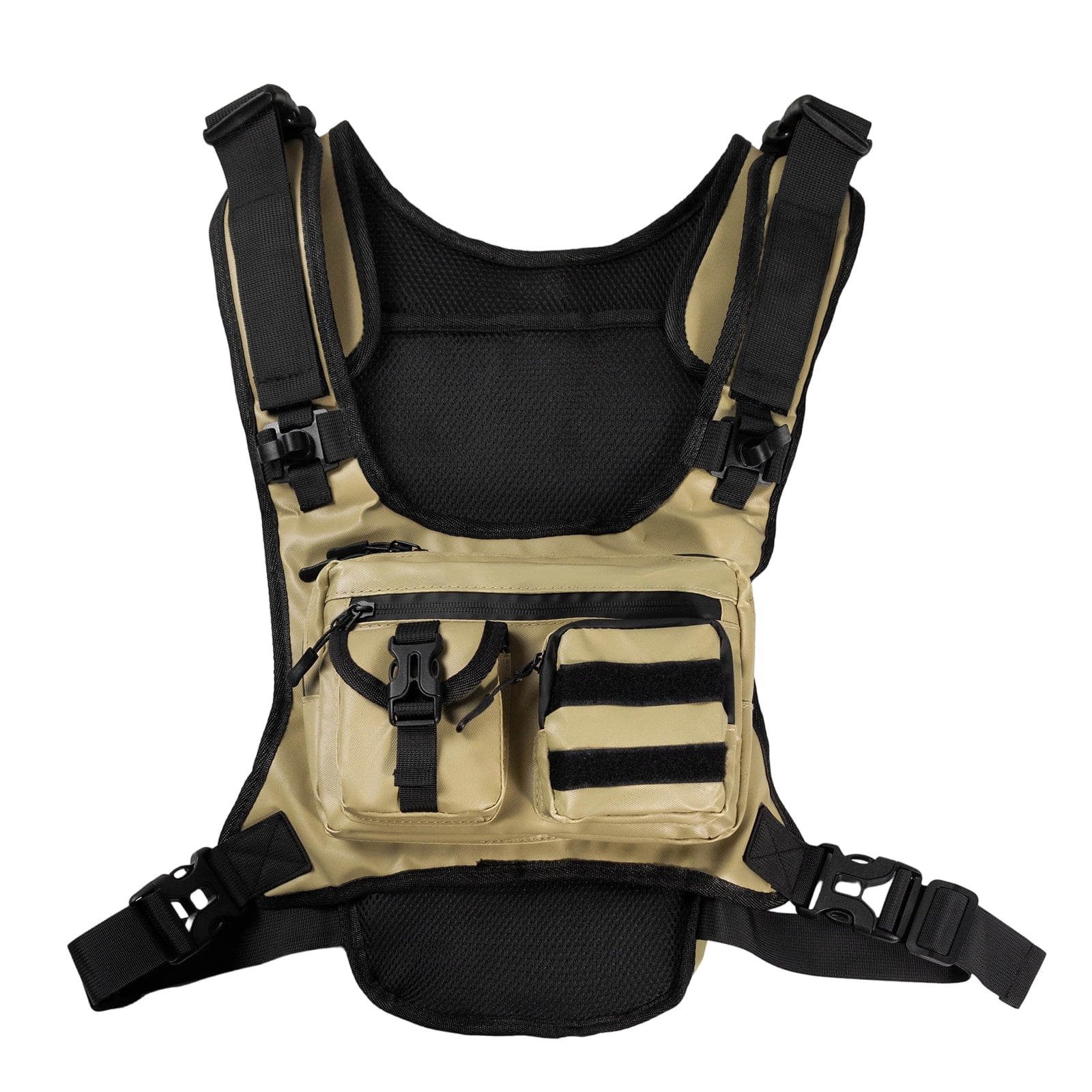 Travel Outdoor Storage Bag Vest Pack Feature Front Panels Perfect For Running Training Biking Backpacking
