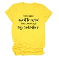 thumbnail image 3 of Women Oversized T Shirt Short Sleeve Letter Print Tee Summer Crew Neck Casual Loose Fit Tops 2026, 3 of 3