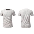 thumbnail image 6 of Leey-World Men's T Shirts Men's Short Sleeve Henley Shirts Casual Color Block T-Shirts Button Henley Tee(Beige,L), 6 of 7