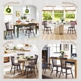 thumbnail image 2 of Dycanpo Dining Chairs Set of 2, Kitchen/Dining Room Wooden Chairs with Mid Century Modern,18'', 2 of 6