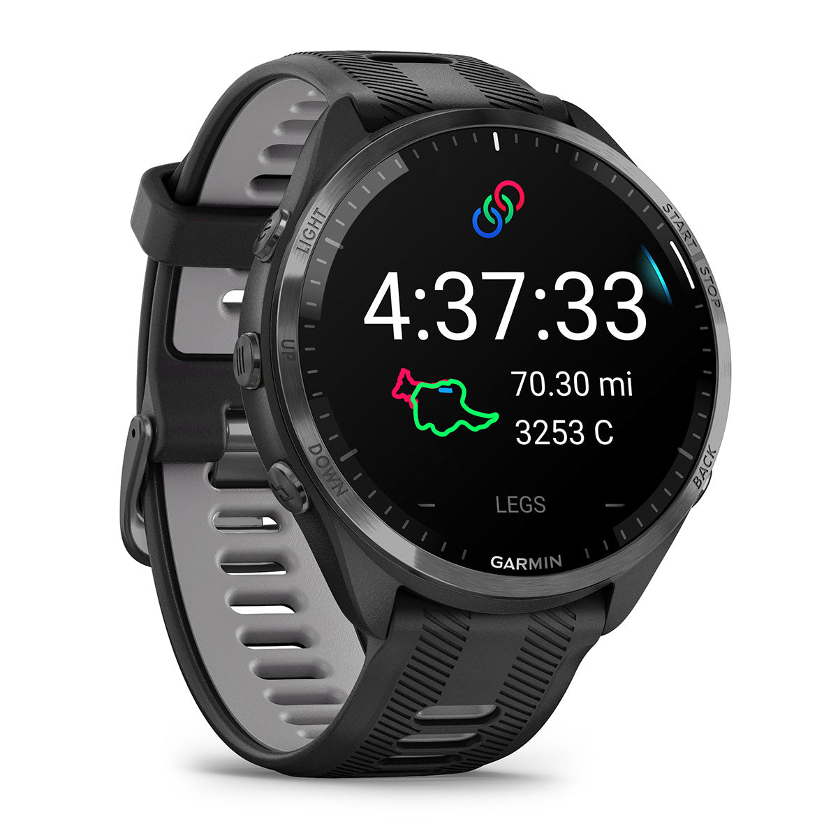 Garmin Forerunner 965 (Black/Powder Gray) Premium Running & Triathlon GPS Smartwatch | Bundle with PlayBetter Screen Protectors & Portable Charger - image 5 of 9