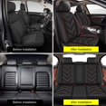 thumbnail image 7 of DIKSOAKR Full Set Car Seat Covers Fit for Mitsubishi Outlander Sport 2011-2025 | Faux Leather, Waterproof, Automotive Seat Cover with Airbag Compatibility (5 Seat, Red Line), 7 of 7