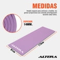thumbnail image 2 of Tapete Para Yoga Extra Grueso 1.4 cm Altera TYE0518 Fitness 173 x 61cm, 2 of 9