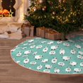 thumbnail image 5 of Bingfone Christmas Tree Skirt Mat Christmas Decoration Interior 48" -Cute Sheeps, 5 of 6