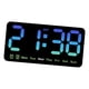 thumbnail image 5 of Reloj digital de escritorio, despertador LED, reloj de mesa con regulador de intensidad, reloj electrónico portátil grande Azul, 5 of 9
