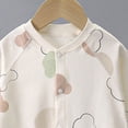 thumbnail image 4 of CAUYDY 3 6 9 12 18 24 Months Baby Girl Going Home Outfit Newborn Clothes Preemie Long Sleeved Sleepers Infant Girls Pajamas Fall Winter Romper Sizes 12-18 Months,Khaki, 4 of 5