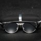thumbnail image 3 of Gafas de sol polarizadas redondas de doble puente para hombre y mujer, con protección UV400., 3 of 5