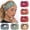 Geometric, variant on 6 Boho Headbands for Women Wide Twist Knotted Bands Elastic Stretchy Hair Bands Non-Slip for Girls Knotted Wraps Festival Turbans Yoga Workout Hair Accessories
